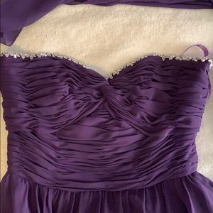 Purple prom dress